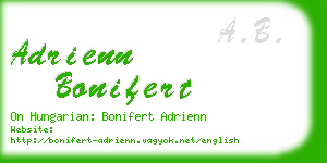 adrienn bonifert business card